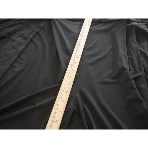 Calvin Klein Women's Plus Black Pleated Belted Cropped Wide Leg Pants 3X - Picture 6 of 8